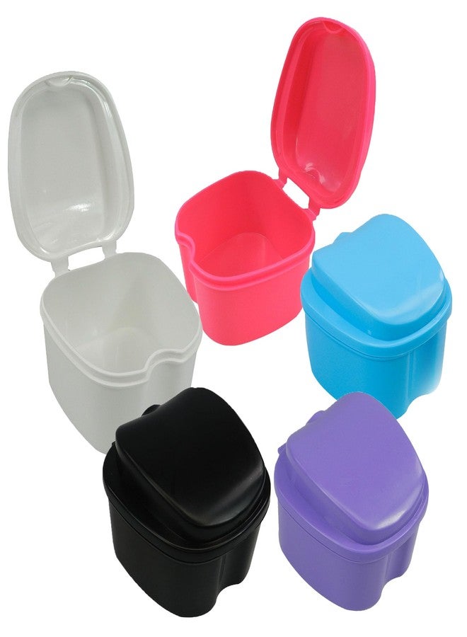 Dentosmile Denture Boxes, Retainer Box Orthodontic Mouth Guard Dental Storage Container/Teeth Storage Box (Assorted) (10) - Image 5