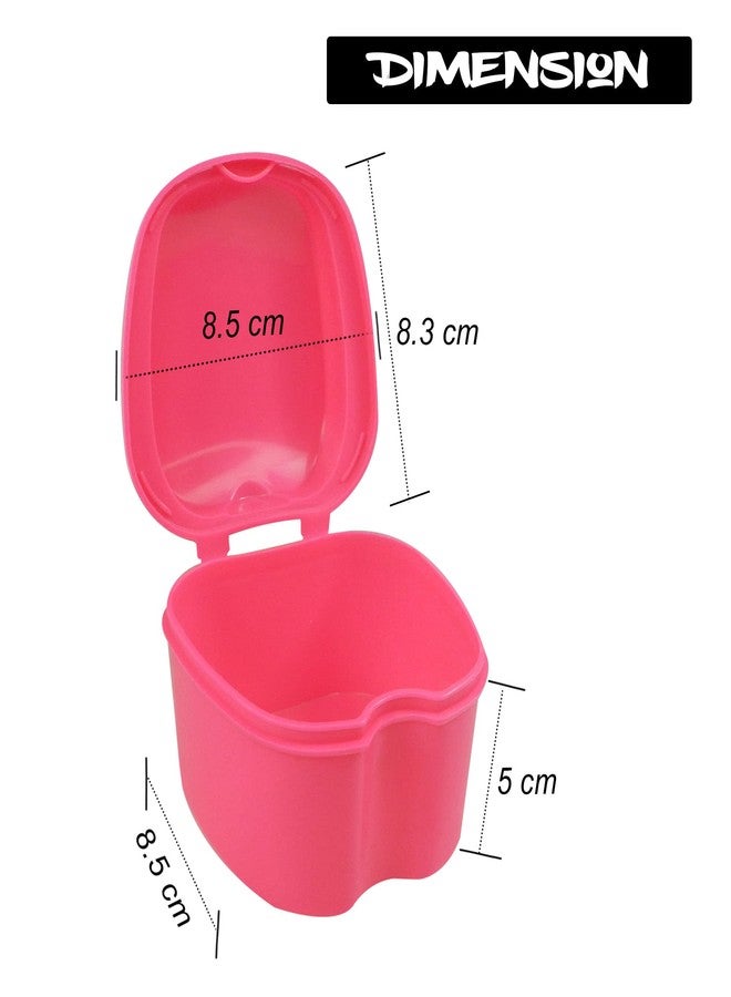 Dentosmile Denture Boxes, Retainer Box Orthodontic Mouth Guard Dental Storage Container/Teeth Storage Box (Assorted) (10) - Image 3