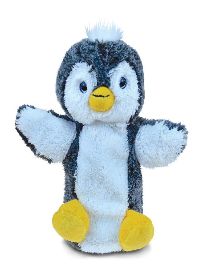 Puzzled DolliBu Penguin Plush Hand Puppet for Kids - Soft Stuffed Animal Hand Puppet Toy for Puppet Show Games Puppet Theaters for Kids, Adult Cute Puppets Educational Toy to Teach Children & Toddlers - Image 1