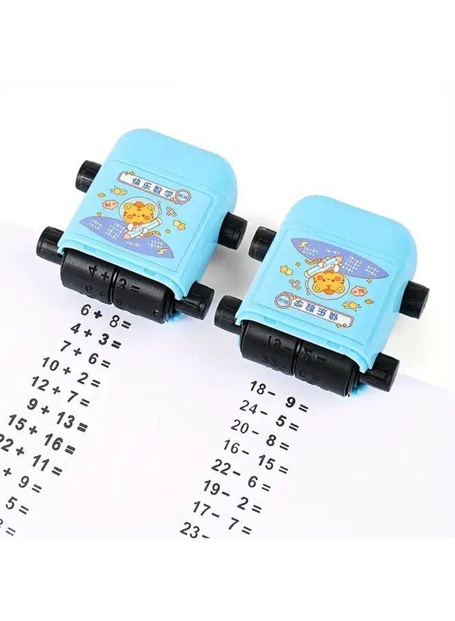 ختم الرياضيات الأبيض مع أسطوانة الألغاز لعبة تعليمية مجموعة هدايا تعليمية - Image 5