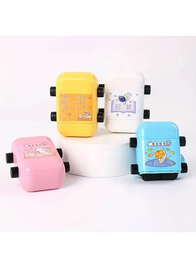 ختم الرياضيات الأبيض مع أسطوانة الألغاز لعبة تعليمية مجموعة هدايا تعليمية - Image 4