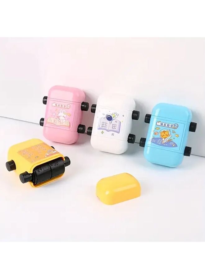 ختم الرياضيات الأبيض مع أسطوانة الألغاز لعبة تعليمية مجموعة هدايا تعليمية - Image 2