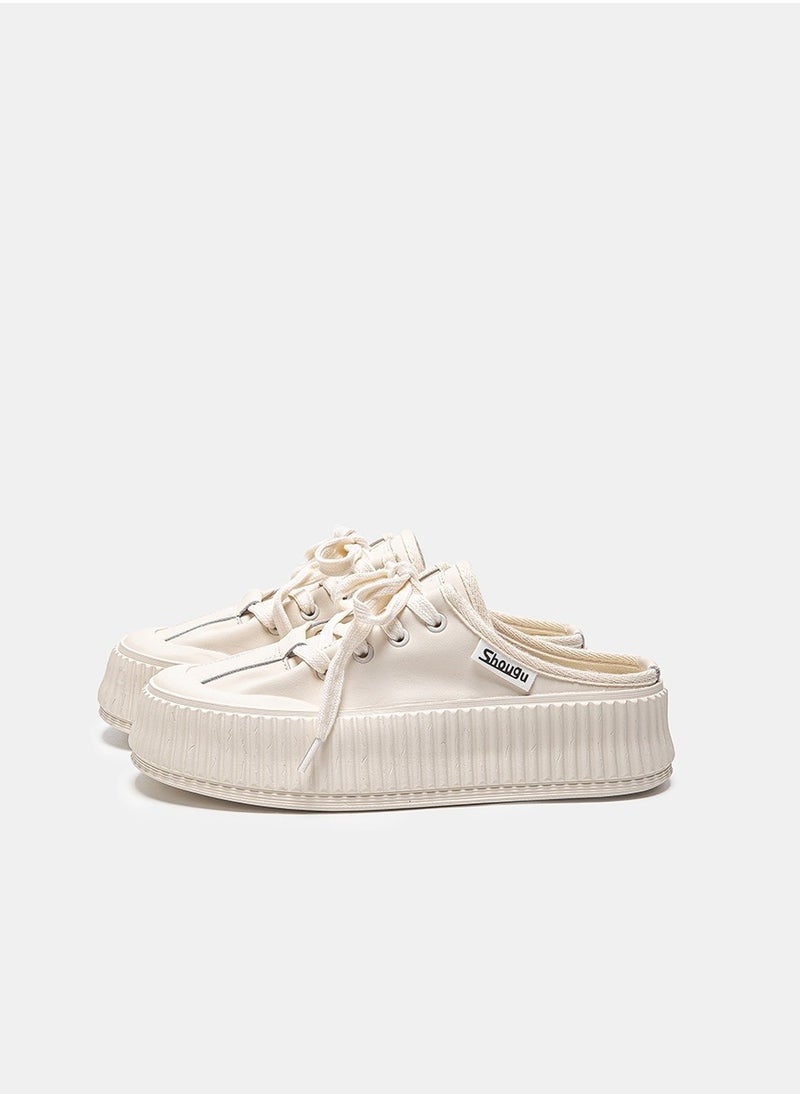 Shougu - New Fashion Versatile Baotou Half Slippers - Image 1