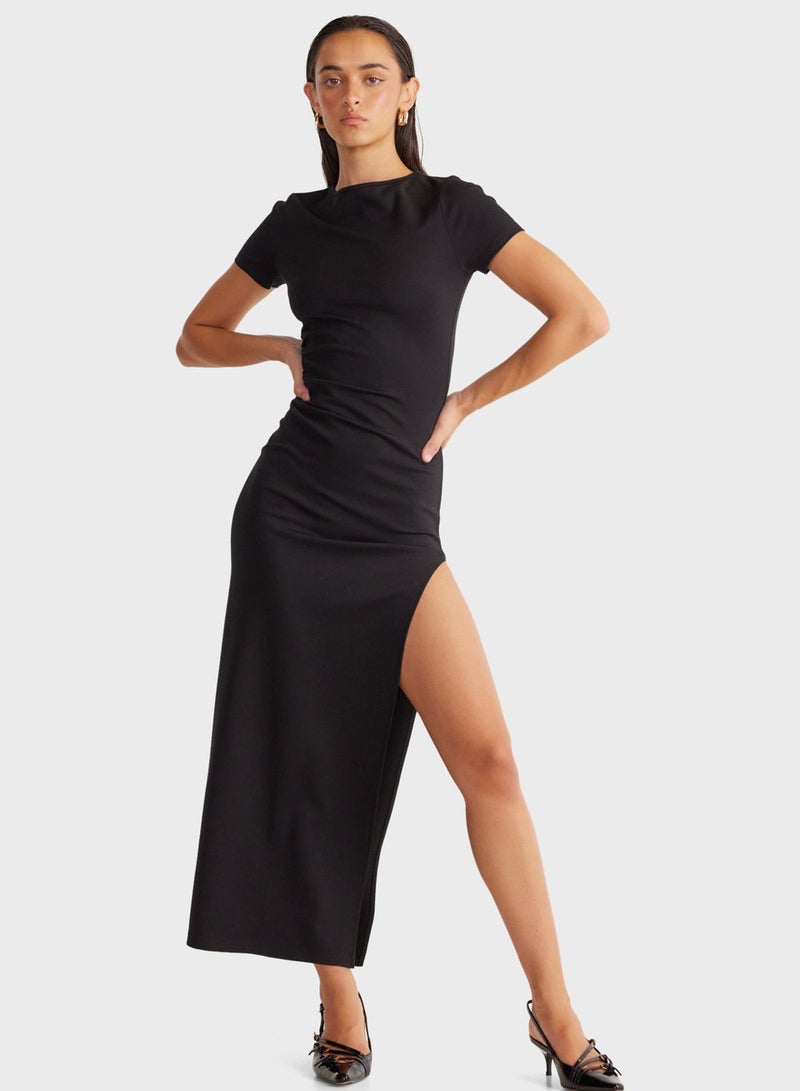 SNDYS Side Slit Dress - Image 1