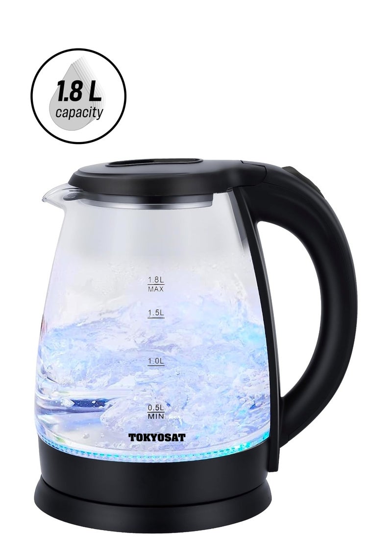 Tokyosat TOKYOSAT ELECTRIC GLASS KETTLE , 1.8 L  - Image 1