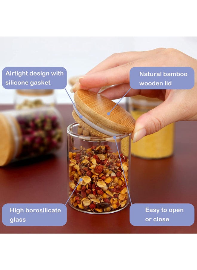 QUESERA 20 Pcs Clear Food Storage Containers for Pantry Kitchen Sugar Salt Coffee Tea Beans  - Image 3