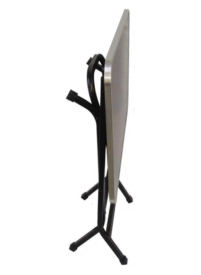 Table 60x80 Assorted Color melamine wood steel body and aluminum frame pliable and easily stored - Image 2