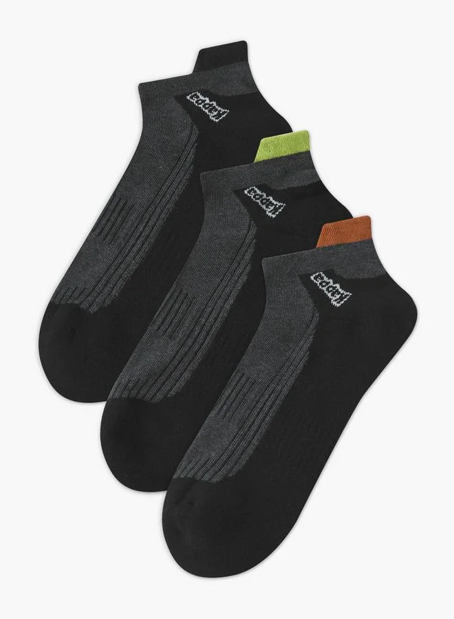 Kappa Men Socks Ankle Length - Set of 3