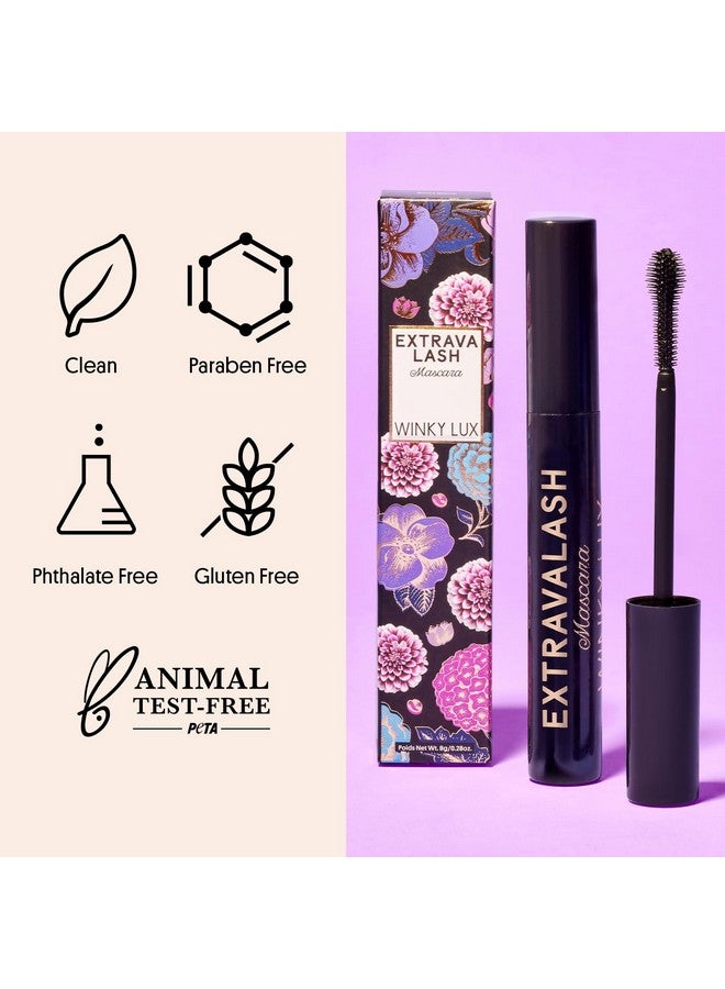 وينكي لوكس ماسكارا وينكي لوكس إكستراڤالاش، ماسكارا مكثفة ومطولة للرموش - ماسكارا سوداء لمكياج العيون - Image 5