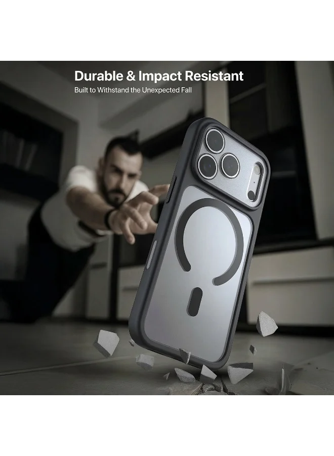 Mobcos iPhone 17 Pro Clear Case withMobcos iPhone 17 Pro Black Clear Case with Transparent Slim Protective Cover, Lightweight, Protective Cover, Magnetic Charging Compatible
 Transparent Slim Protective Cover, Lightweight, Protective Cover Magnetic Charging Compatible