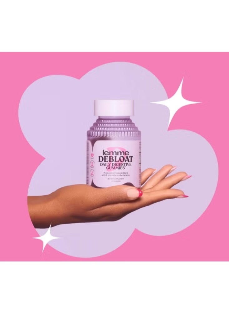 Lemme, Debloat, Daily Digestive Probiotic Gummies, 60 Gummies - Image 3