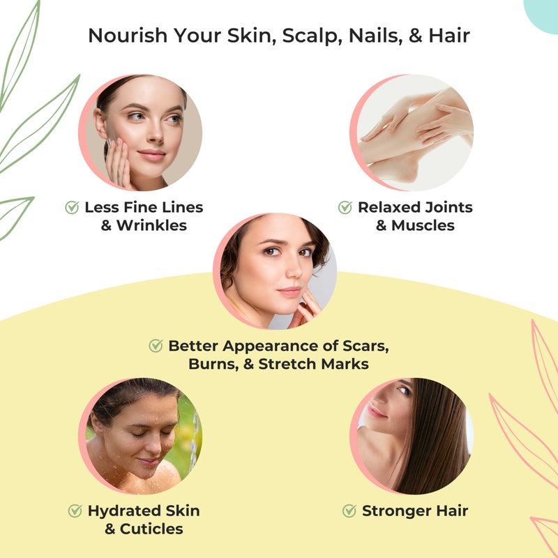 y not natural Emu Oil Skin Moisturizer - Scalp, Hair, Face, Body & Nail Moisturizer with Omega 3, 6, 9, Vitamins, & Minerals - Body & Face Serum for Fine Lines, Stretch Marks, Dry Lips & Cuticles - 200mL, Unscented - Image 3