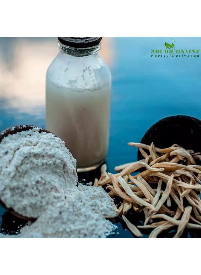 Shudh Online بودرة جذر المسلي الأبيض شذ، مسلي أبيض، مسلي حلو، كلوروفايتوم بوريليانوم (50 جرام) - Image 3