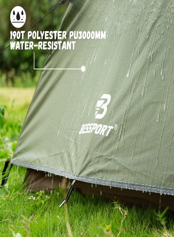 Bessport Camping Tent for 3 Person, Lightweight Backpacking Tent Waterproof Windproof Two Doors Easy Setup Double Layer Outdoor Tents for 3 to 4 Seasons, Suitable for Outdoor,Hiking,Camping - Image 5