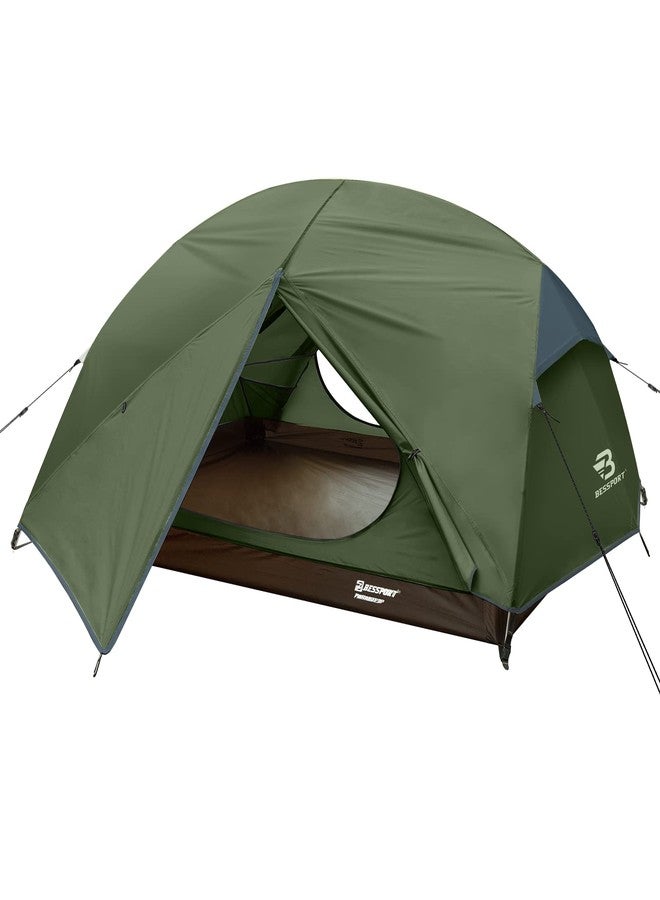 Bessport Camping Tent for 3 Person, Lightweight Backpacking Tent Waterproof Windproof Two Doors Easy Setup Double Layer Outdoor Tents for 3 to 4 Seasons, Suitable for Outdoor,Hiking,Camping - Image 1
