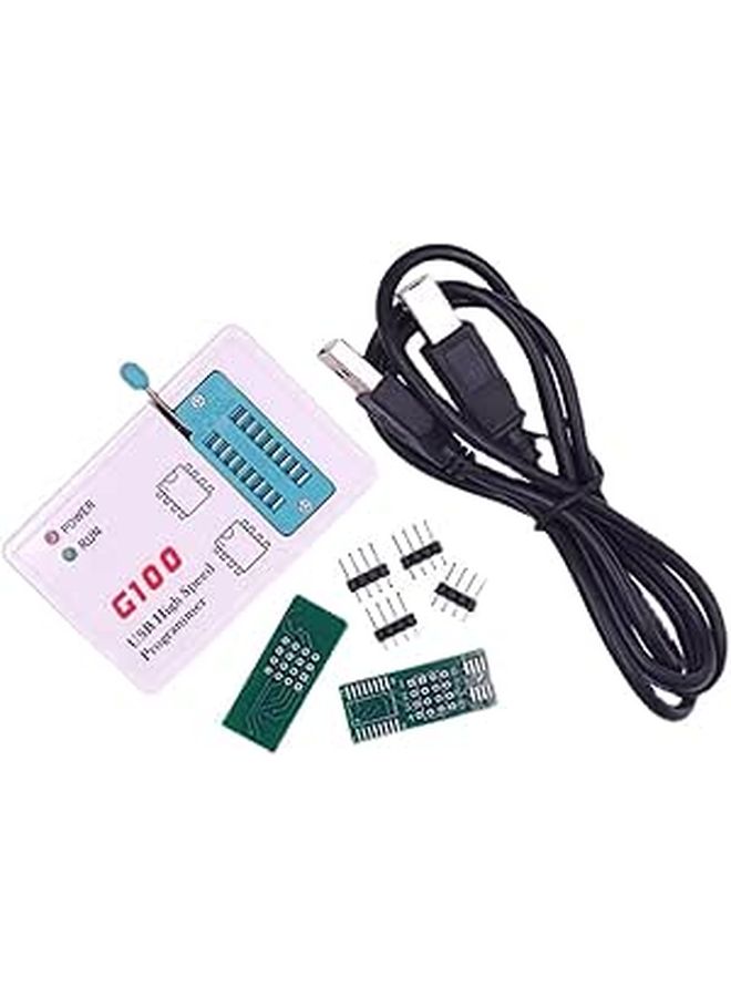 G100 Programmer Auto Recognition USB 2.0 BIOS Writer For 24 25 95 Chips Kit - Image 1