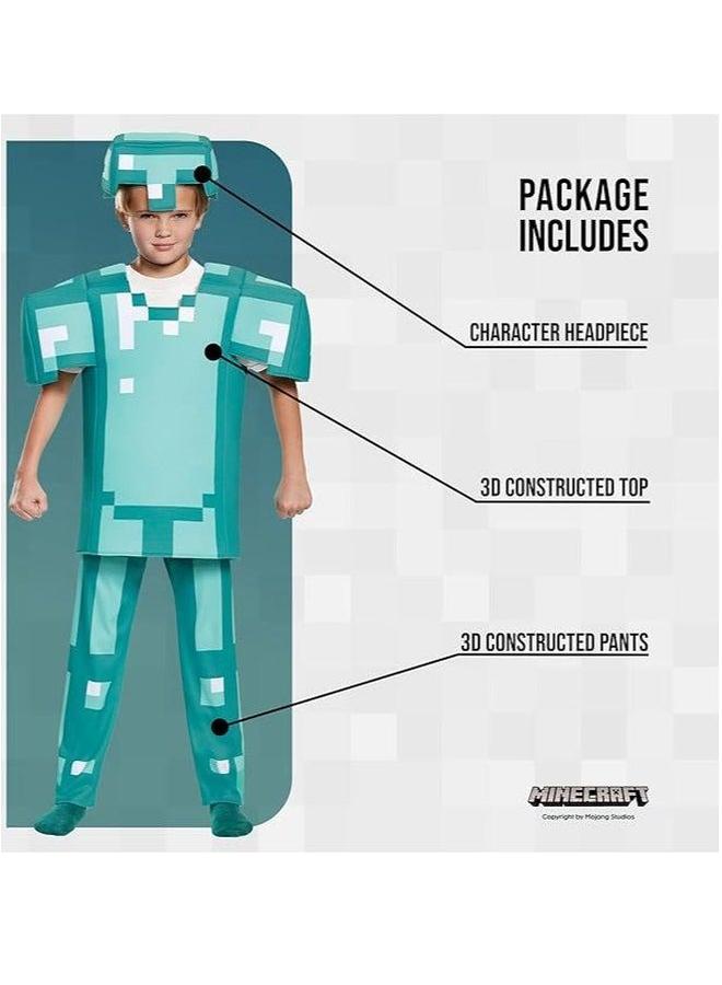 cos clothing my world green performance stage costume mini suit minecraft - Image 3