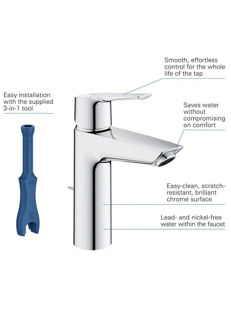 Grohe 2333510D Paulop Single-Lever Basin Mixer - Silver