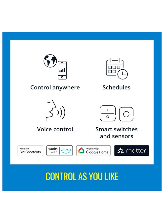 Wiz Squire Portable Smart Lamp, RGB Color + Tunable White, Wi-Fi And Bluetooth - Type G Plug - Image 5