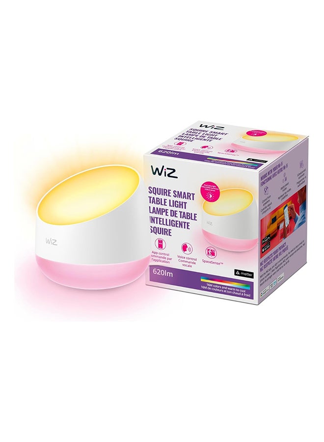 Wiz Squire Portable Smart Lamp, RGB Color + Tunable White, Wi-Fi And Bluetooth - Type G Plug - Image 1