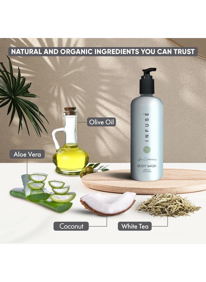 Terra Pure Infuse White Tea And Coconut Body Wash | 400 Ml Single  - Image 4