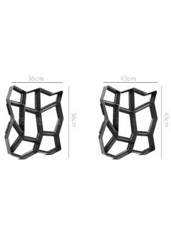 Generic 36*36 1-Piece DIY Path Maker Mould,Cement paving mold cement tile embossed floor horticultural paving cement concrete brick  - Image 4