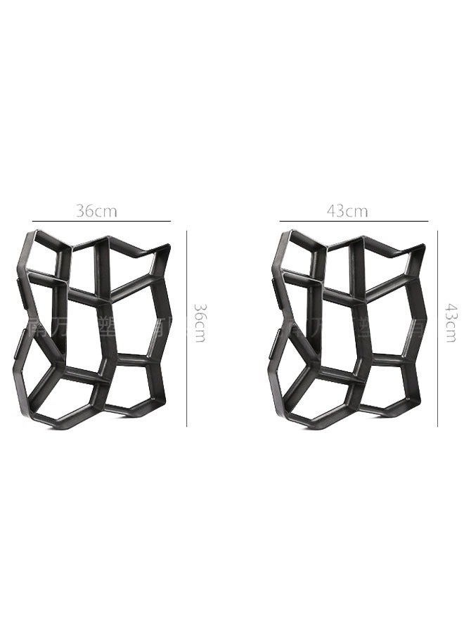 Generic 36*36 1-Piece DIY Path Maker Mould,Cement paving mold cement tile embossed floor horticultural paving cement concrete brick  - Image 4