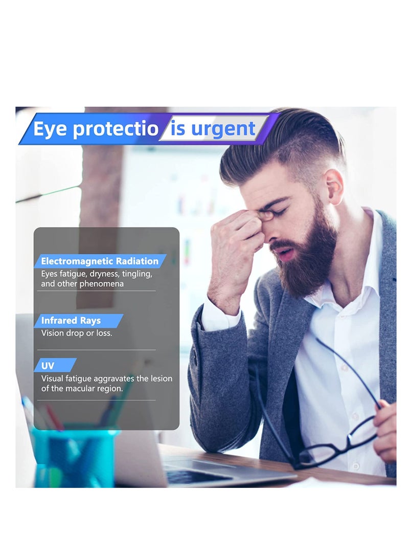 1Pack Anti Blue Light Screen Protector Compatible with MacBook Air 13.6 inch (M2 Chip A2681/ M3 Chip A3113/M4 Chip A3240)-Eye Protection Blue Light Blocking Matte(PET)  - Image 3