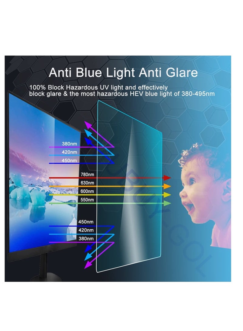 1Pack Anti Blue Light Screen Protector Compatible with MacBook Air 13.6 inch (M2 Chip A2681/ M3 Chip A3113/M4 Chip A3240)-Eye Protection Blue Light Blocking Matte(PET)  - Image 5