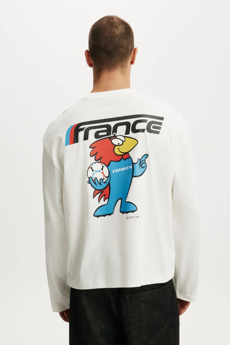 Cotton On  LCN FCL VINTAGE WHITE/FIFA-FRANCE 98 / 2XS  | Best Price UAE