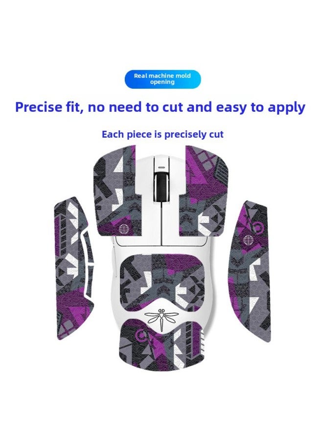 Loquat Applicable To VGN Dragonfly F1proMax Anti-slip Stickers Diamond Pattern Series All-inclusive Side Stickers F1 Anti-sweat Absorption-Color:VGN Dragonfly F1 Universal-CX-A67/White Auspicious Cloud-all - Image 5