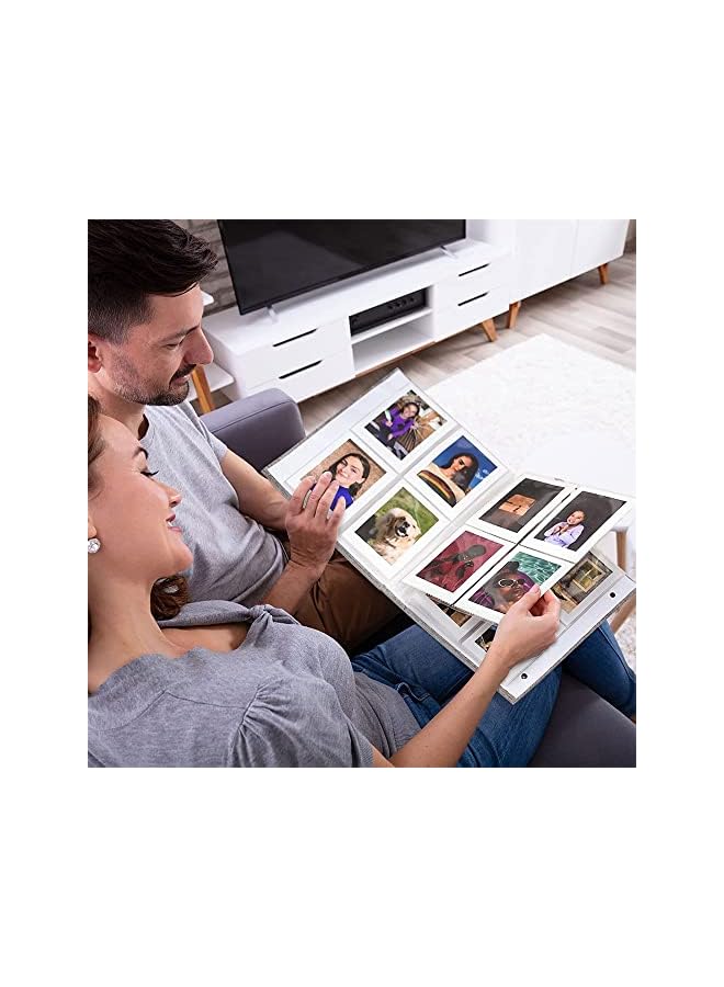 The Bros ألبوم صور بولارويد ميني 208 جيب 2x3 بوصة للصور لكاميرات فوجي فيلم إنستكس ميني 7s 8 9 11 25 26 40 50s 90 إيفو Z2300 وكاميرا بولارويد سناب (رمادي) - Image 2