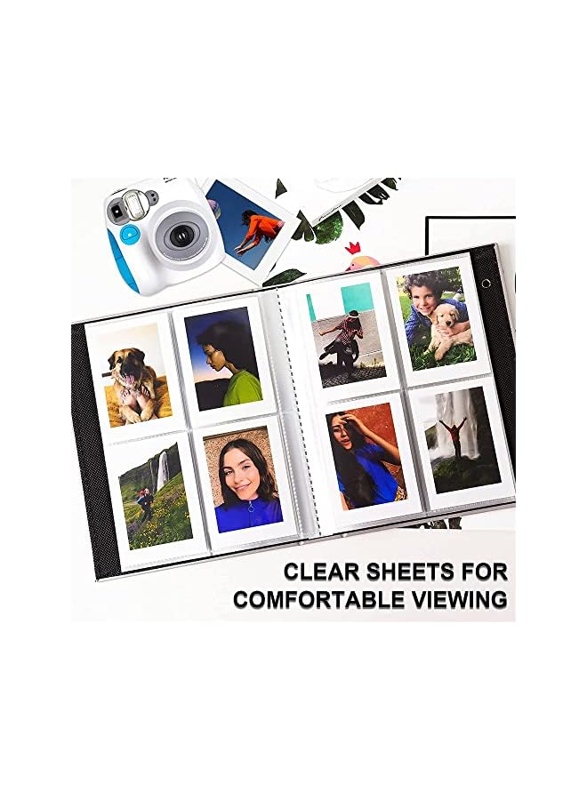 The Bros ألبوم صور بولارويد ميني 208 جيب 2x3 بوصة للصور لكاميرات فوجي فيلم إنستكس ميني 7s 8 9 11 25 26 40 50s 90 إيفو Z2300 وكاميرا بولارويد سناب (رمادي) - Image 4