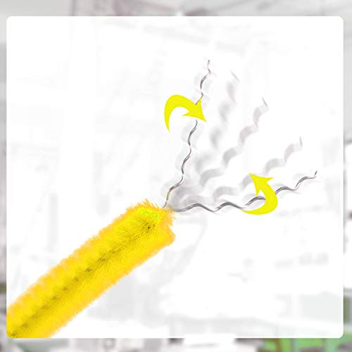 Waycreat 400 Pieces Pipe Cleaners Yellow Chenille Stem for DIY Art Craft Decorations (6mm x 12 Inch) - Image 3