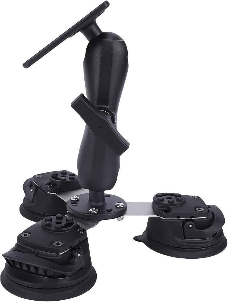 Tablet Stand, Aluminum Alloy Tablet Holder with Vacuum Suction Cup Base for Glass Desk, Stable Support Over 2kg Load Bearing, Easy Installation and Removal - Image 2