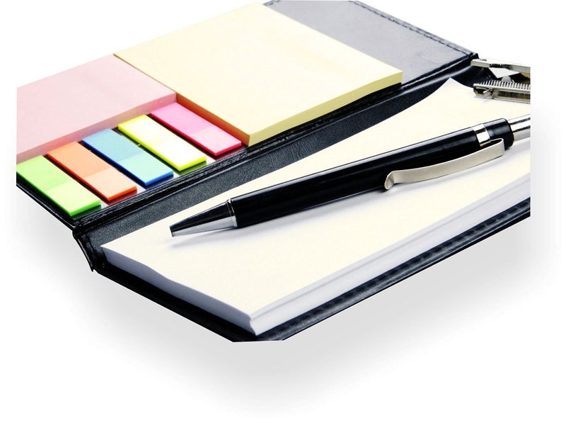 COI Memo White and Orange Note pad Organiser/memo Notebook Holder Booklet Block Notes for Making Check List for Office and Gifting Purpose with Tear Off Sheets with Free Pen (Set of 2) - Image 3