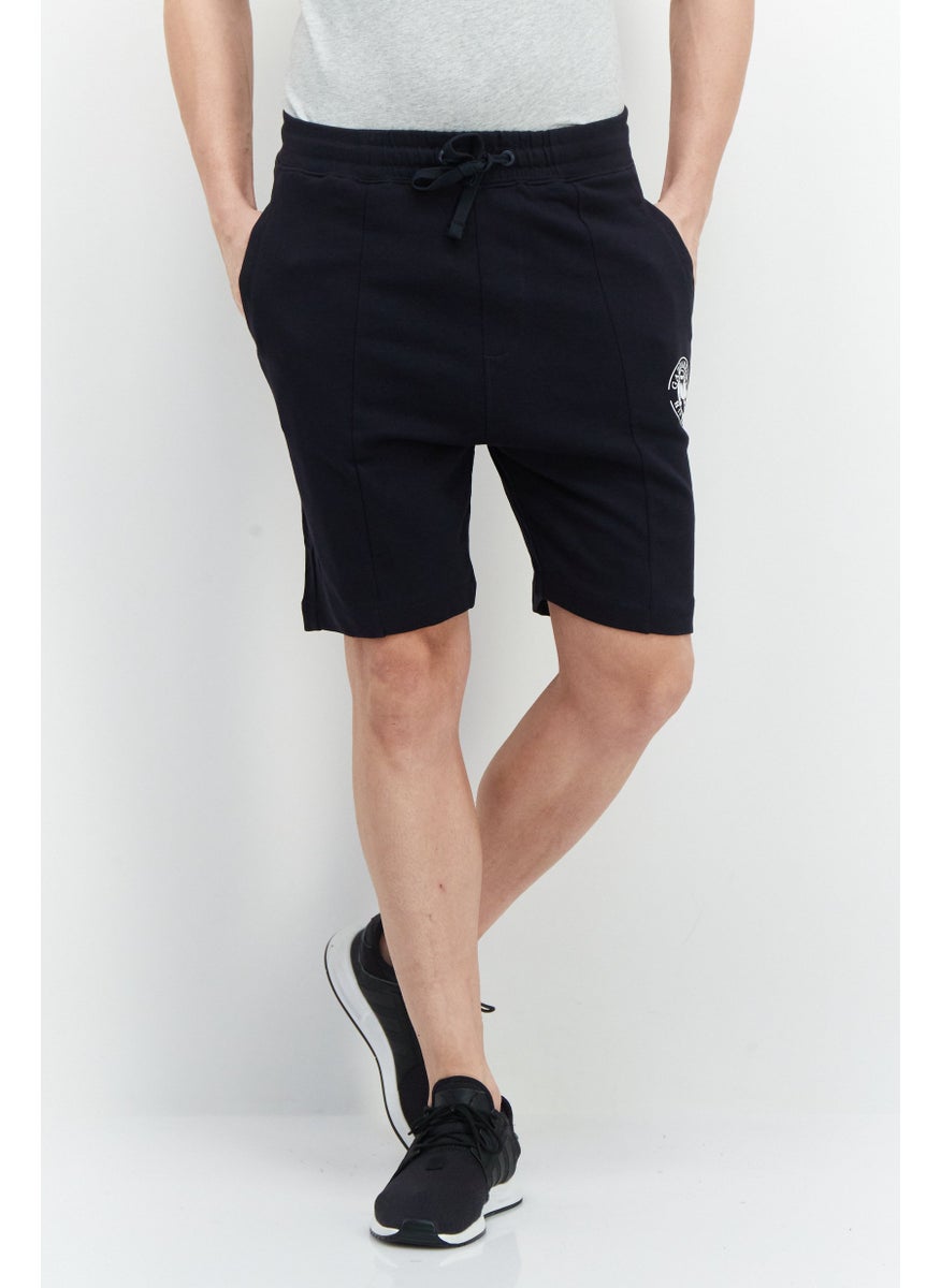 Men Brand Logo Basic Shorts, Navy - pzsku/Z10F9A4ED0DADD0B95624Z/45/_/1724351241/00af8df3-5a7d-464b-9460-cf6d080624c0