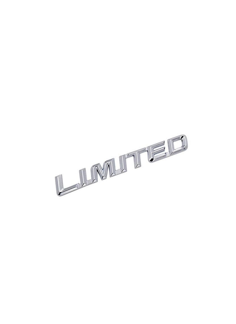 AUTOMAZE - Chrome Metal 3d Limited Edition Logo Car Sticker For Car Exterior - Image 1