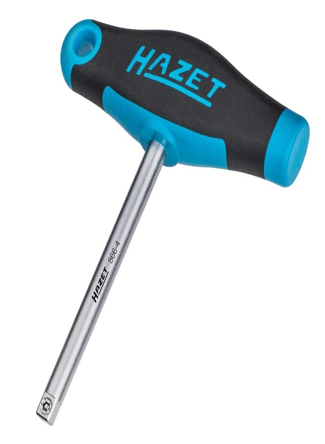 HAZET 866-4 T-Handle with 1/4" Square Drive, 134 mm - Image 1