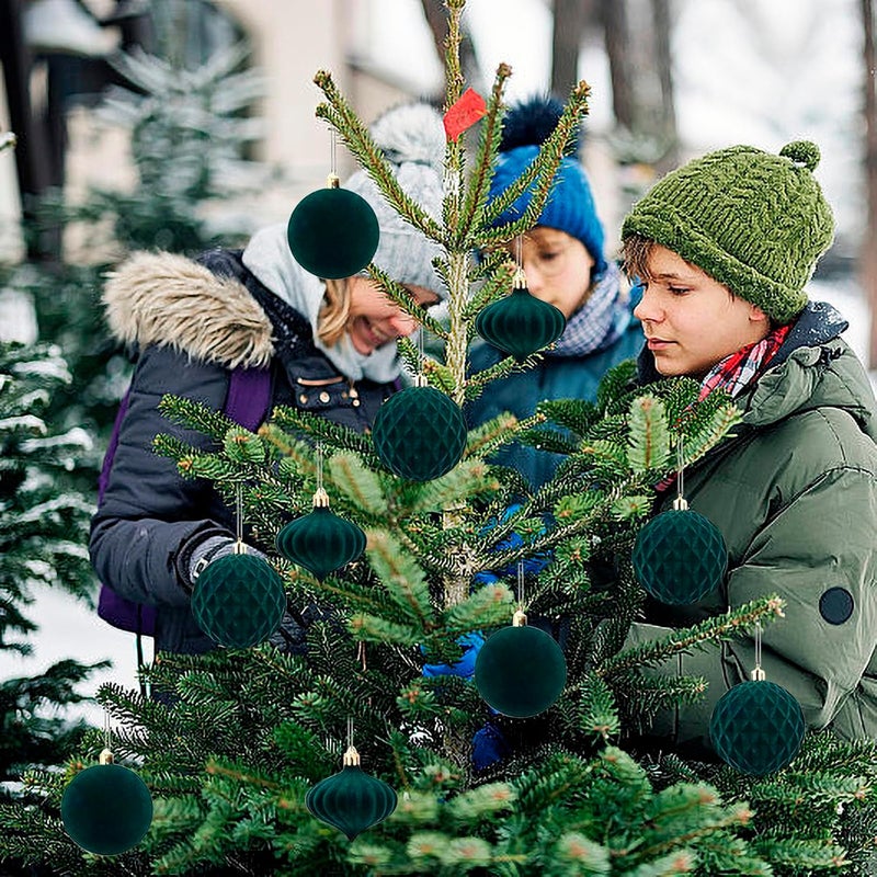 كلاراكو زينة عيد الميلاد، مجموعة زينة عيد الميلاد، زينة كرات عيد الميلاد، مجموعة زينة عيد الميلاد المقاومة للكسر، زينة لكرات شجرة عيد الميلاد - Image 2