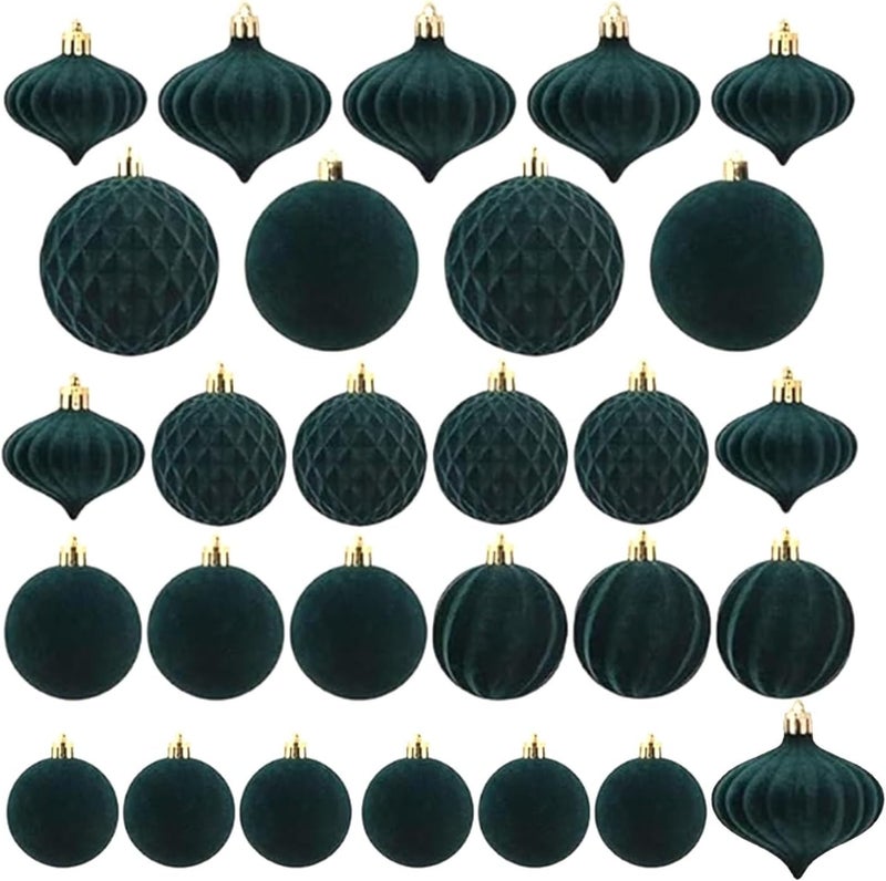 كلاراكو زينة عيد الميلاد، مجموعة زينة عيد الميلاد، زينة كرات عيد الميلاد، مجموعة زينة عيد الميلاد المقاومة للكسر، زينة لكرات شجرة عيد الميلاد - Image 1