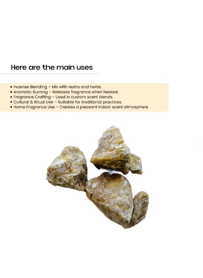 OGOC White Jawi (Benzoin) Incense Resin Premium Natural Aromatic Resin for Bakhoor & Home Fragrance - Image 3