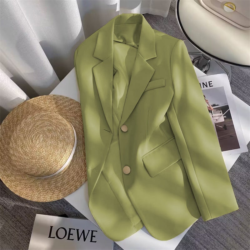 Korean Solid Color Popular Suit Fashion Women'S Suit New High Temperament Suit - Image 1