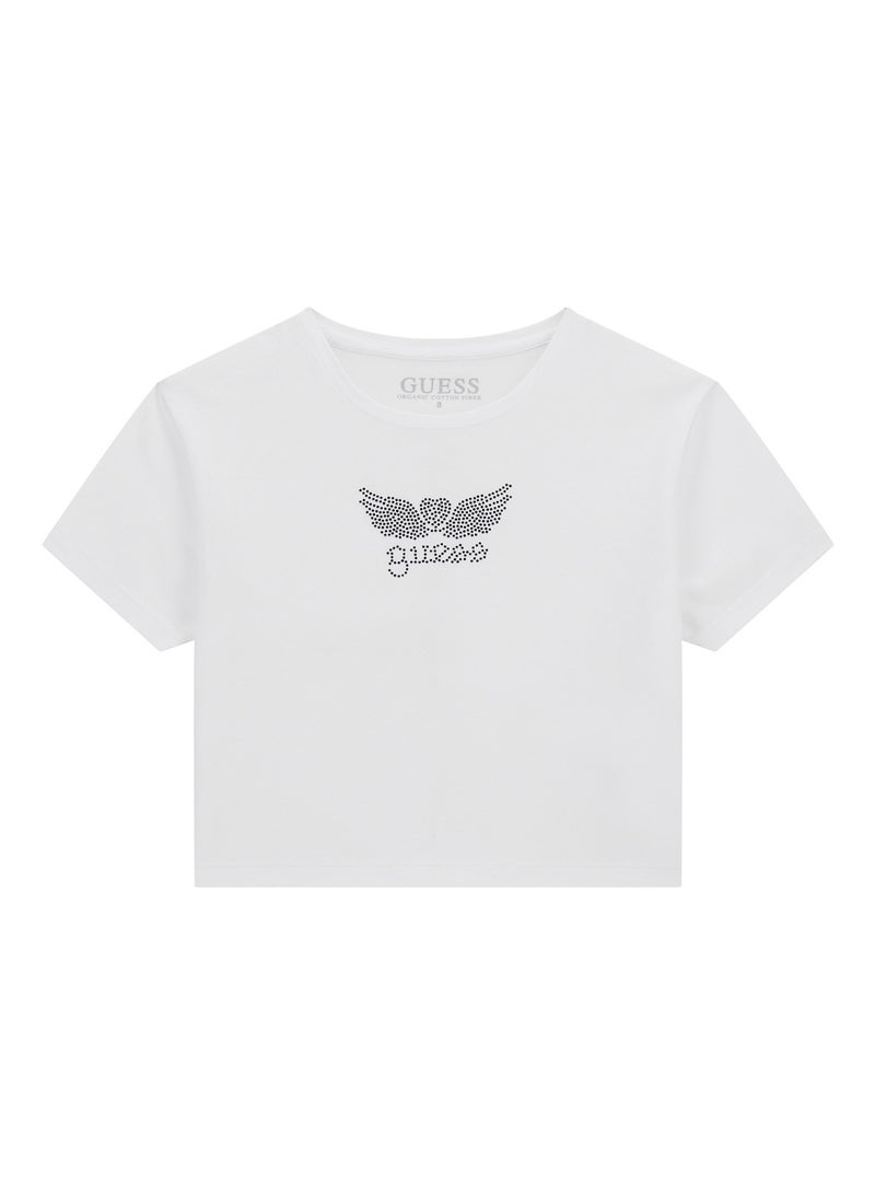 GUESS Kids Graphic Crew Neck T-Shirt