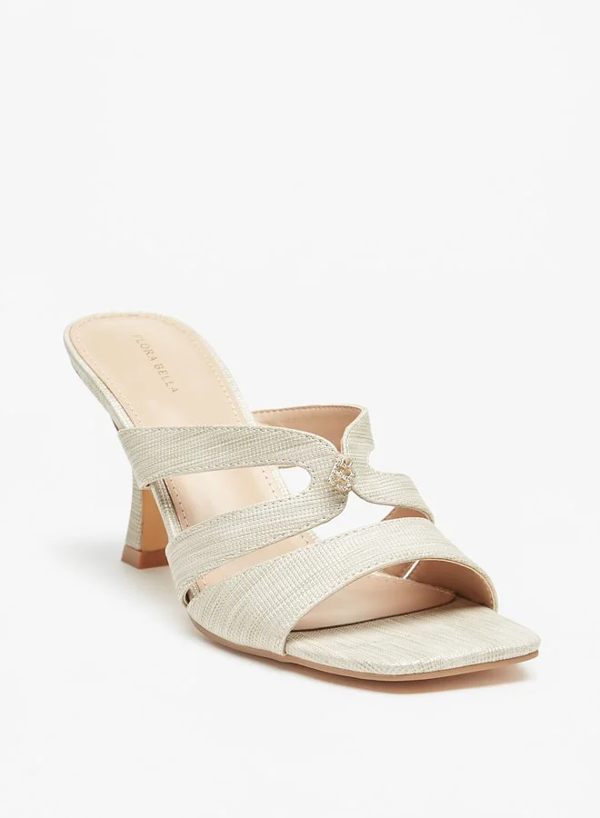 Flora Bella By Shoexpress Women's Strappy Slip-On Sandals With Stiletto Heels Ramadan Collection