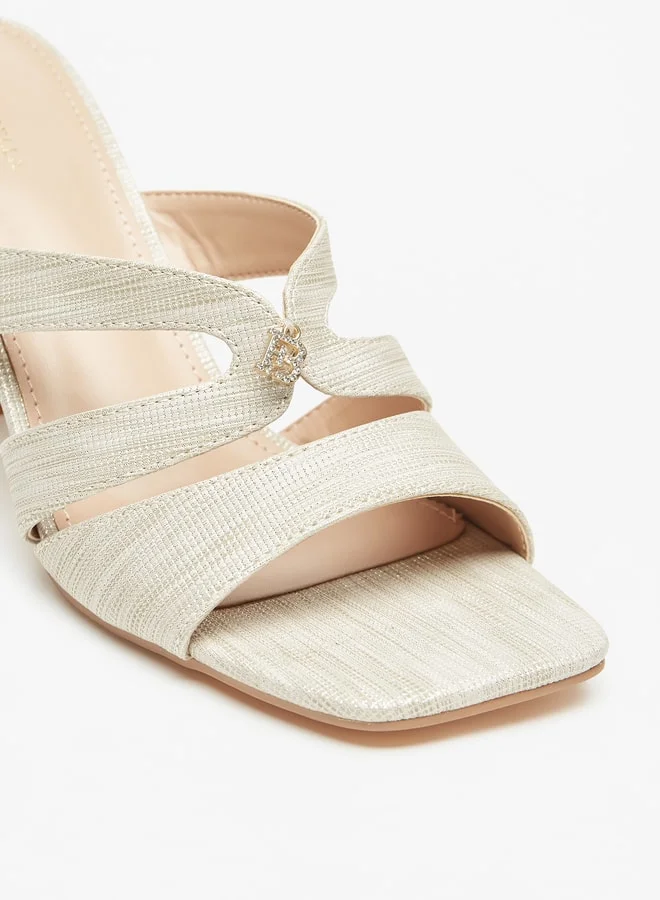 Flora Bella By Shoexpress Women's Strappy Slip-On Sandals With Stiletto Heels Ramadan Collection