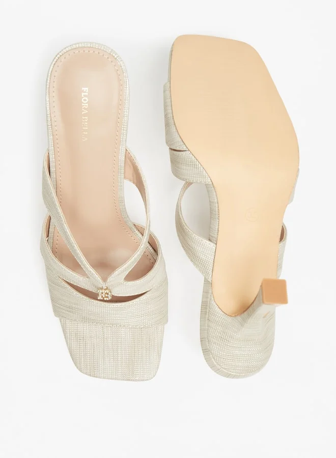 Flora Bella By Shoexpress Women's Strappy Slip-On Sandals With Stiletto Heels Ramadan Collection