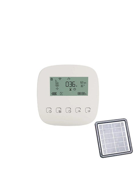Tuya WiFi Digital Water Timer Intelligent Automatic Micro-drip Irrigation Controller with Solar Panel for Automatic Garden Watering System Compatible with Alexa Google Voice Control