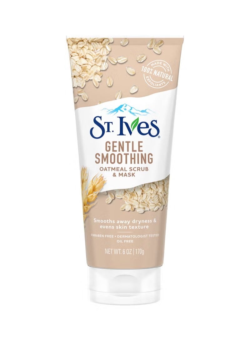 Gentle Smoothing Scrub And Mask Oatmeal 170grams