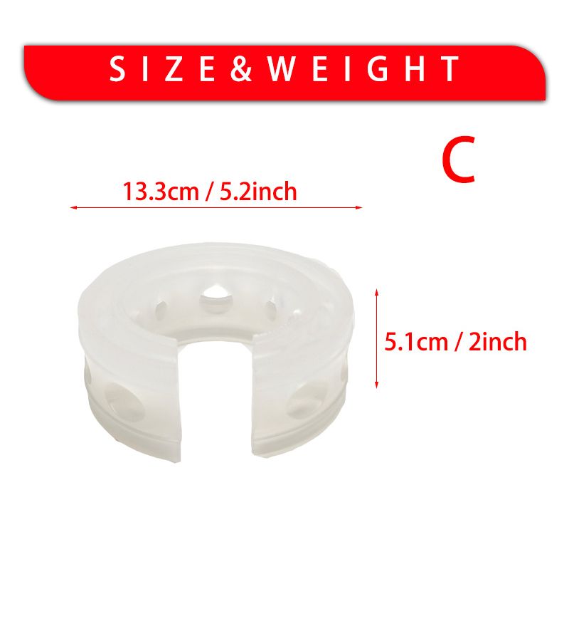 2 Pcs Transparent Color Car Suspension Rubber Shock Absorber Bumper Replacement Parts - Image 2